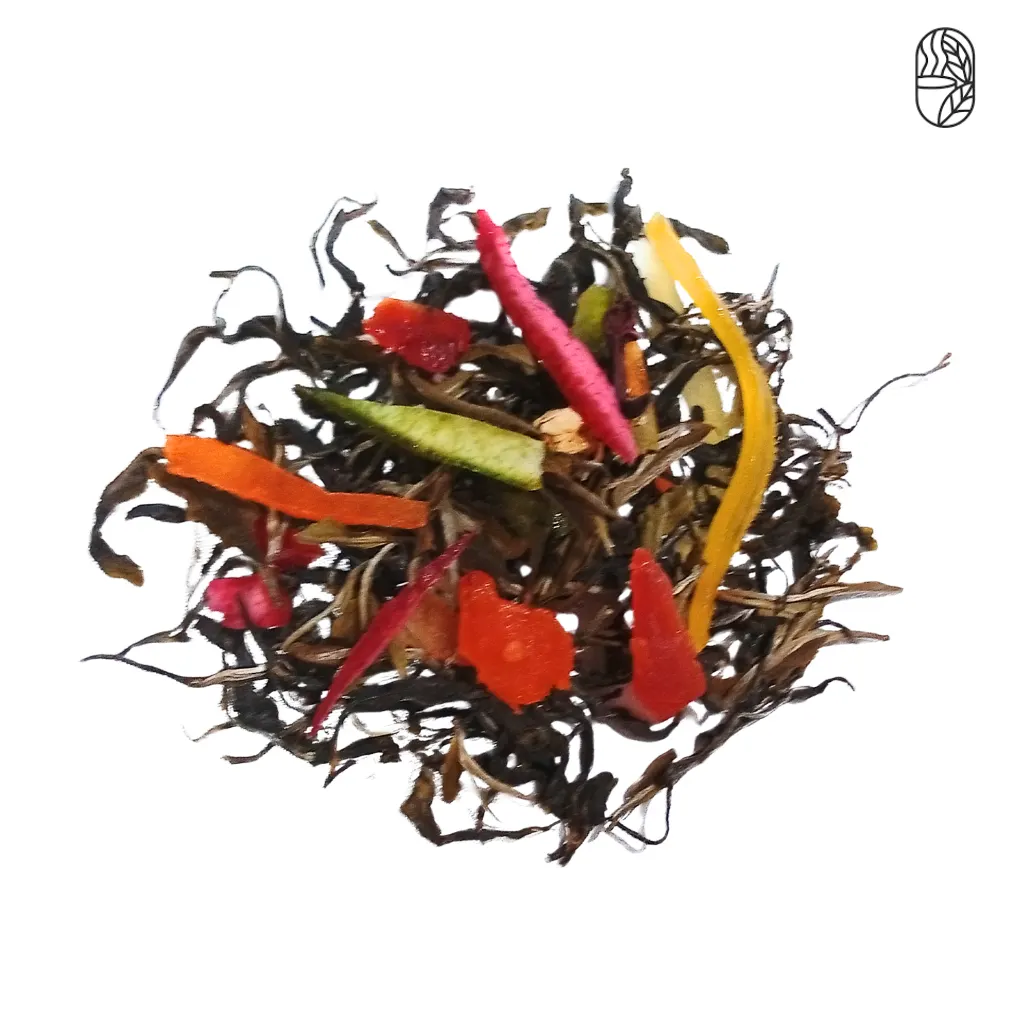 Golden Bloom – Premium Mango Fruit Tea