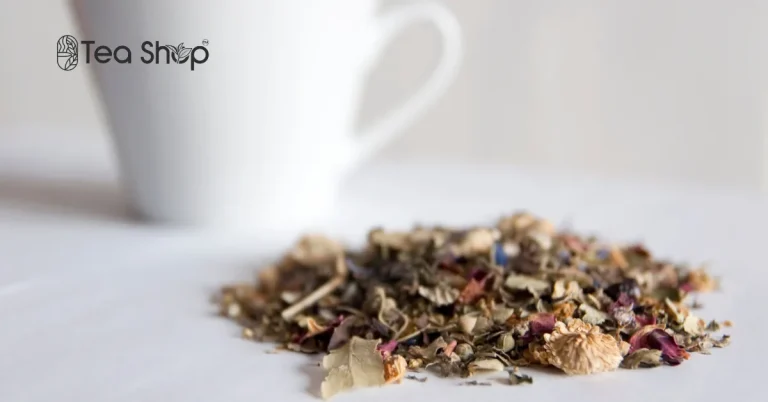 Homemade tea blending with loose tea dried fruit and spices in Bangladesh