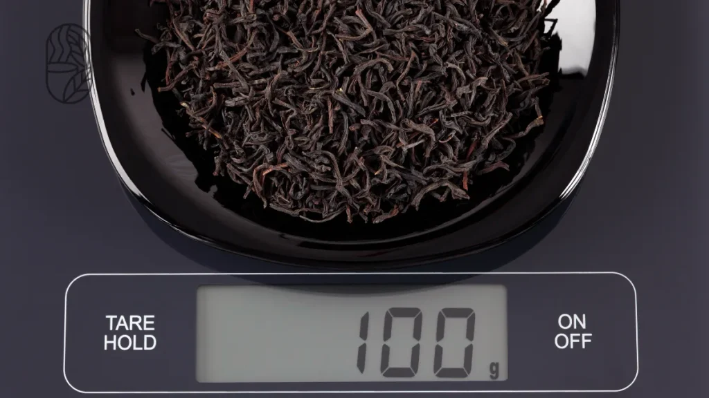 Measuring loose tea in grams for one cup in Bangladesh