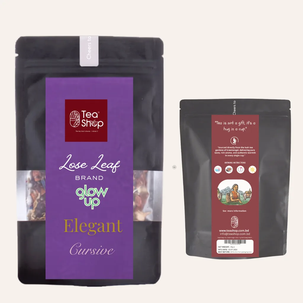 Premium Stand-Up Zipper Pouch - Tea Gift Box in Bangladesh