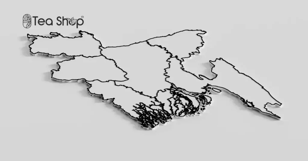 Regional Tea Flavour Map of Bangladesh